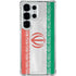 Iran Flag Distressed Galaxy S25 Ultra Clear Case